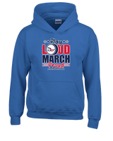 Pittston Area HS Marching Band Play Loud - Unisex Hoodie