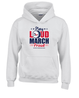 Pittston Area HS Marching Band Play Loud - Unisex Hoodie