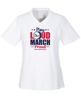 Pittston Area HS Marching Band Play Loud - Womens Performance Shirt