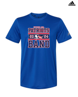 Pittston Area HS Marching Band Stamp - Mens Adidas Performance Shirt