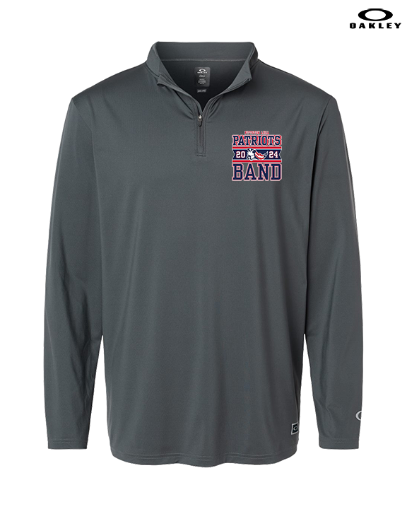 Pittston Area HS Marching Band Stamp - Mens Oakley Quarter Zip