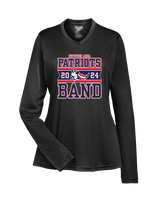 Pittston Area HS Marching Band Stamp - Womens Performance Longsleeve