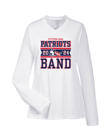Pittston Area HS Marching Band Stamp - Womens Performance Longsleeve