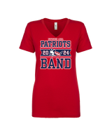 Pittston Area HS Marching Band Stamp - Womens Vneck