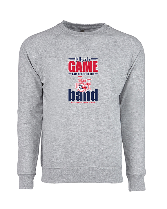 Pittston Area HS Marching Band What Game - Crewneck Sweatshirt