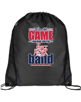 Pittston Area HS Marching Band What Game - Drawstring Bag