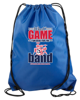 Pittston Area HS Marching Band What Game - Drawstring Bag