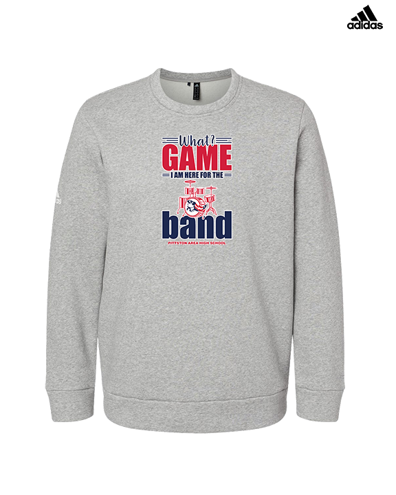 Pittston Area HS Marching Band What Game - Mens Adidas Crewneck