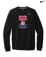 Pittston Area HS Marching Band What Game - Mens Nike Crewneck