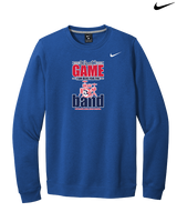 Pittston Area HS Marching Band What Game - Mens Nike Crewneck