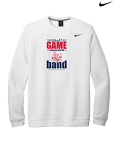 Pittston Area HS Marching Band What Game - Mens Nike Crewneck