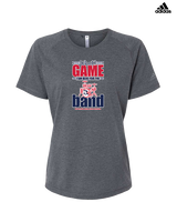 Pittston Area HS Marching Band What Game - Womens Adidas Performance Shirt