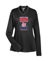 Pittston Area HS Marching Band What Game - Womens Performance Longsleeve