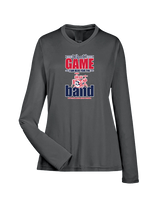 Pittston Area HS Marching Band What Game - Womens Performance Longsleeve