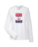 Pittston Area HS Marching Band What Game - Womens Performance Longsleeve