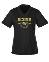 Port of Los Angeles Buccaneers Football Swoop - Womens Performance Shirt