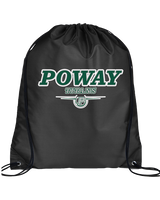 Poway HS Girls Basketball Design v2 - Drawstring Bag