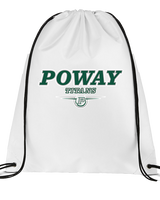 Poway HS Girls Basketball Design v2 - Drawstring Bag
