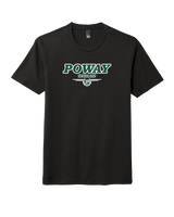 Poway HS Girls Basketball Design v2 - Tri-Blend Shirt