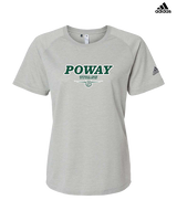 Poway HS Girls Basketball Design v2 - Womens Adidas Performance Shirt