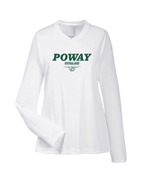 Poway HS Girls Basketball Design v2 - Womens Performance Longsleeve