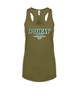 Poway HS Girls Basketball Design v2 - Womens Tank Top