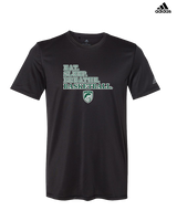 Poway HS Girls Basketball Eat Sleep - Mens Adidas Performance Shirt