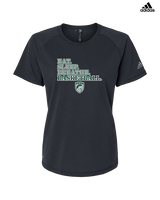 Poway HS Girls Basketball Eat Sleep - Womens Adidas Performance Shirt