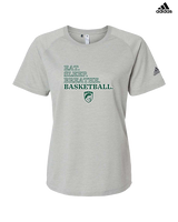 Poway HS Girls Basketball Eat Sleep - Womens Adidas Performance Shirt