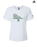 Poway HS Girls Basketball Eat Sleep - Womens Adidas Performance Shirt