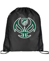 Poway HS Girls Basketball Full Ball - Drawstring Bag
