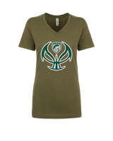 Poway HS Girls Basketball Full Ball - Womens Vneck