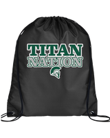 Poway HS Girls Basketball Nation v2 - Drawstring Bag
