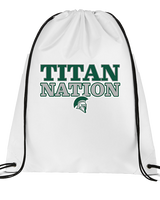 Poway HS Girls Basketball Nation v2 - Drawstring Bag