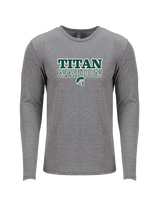 Poway HS Girls Basketball Nation v2 - Tri-Blend Long Sleeve