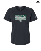 Poway HS Girls Basketball Nation v2 - Womens Adidas Performance Shirt
