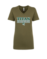 Poway HS Girls Basketball Nation v2 - Womens Vneck