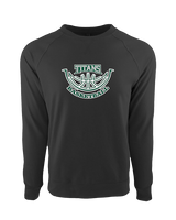 Poway HS Girls Basketball Outline v2 - Crewneck Sweatshirt