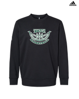 Poway HS Girls Basketball Outline v2 - Mens Adidas Crewneck
