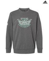 Poway HS Girls Basketball Outline v2 - Mens Adidas Crewneck