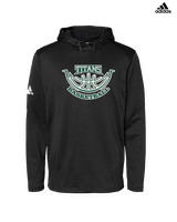 Poway HS Girls Basketball Outline v2 - Mens Adidas Hoodie