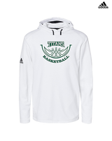 Poway HS Girls Basketball Outline v2 - Mens Adidas Hoodie