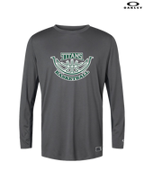 Poway HS Girls Basketball Outline v2 - Mens Oakley Longsleeve