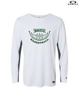 Poway HS Girls Basketball Outline v2 - Mens Oakley Longsleeve