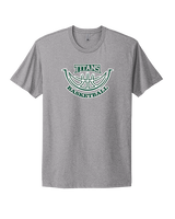 Poway HS Girls Basketball Outline v2 - Mens Select Cotton T-Shirt
