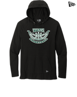 Poway HS Girls Basketball Outline v2 - New Era Tri-Blend Hoodie