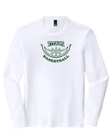 Poway HS Girls Basketball Outline v2 - Tri-Blend Long Sleeve