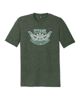 Poway HS Girls Basketball Outline v2 - Tri-Blend Shirt