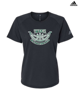 Poway HS Girls Basketball Outline v2 - Womens Adidas Performance Shirt