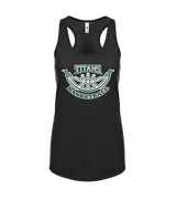Poway HS Girls Basketball Outline v2 - Womens Tank Top